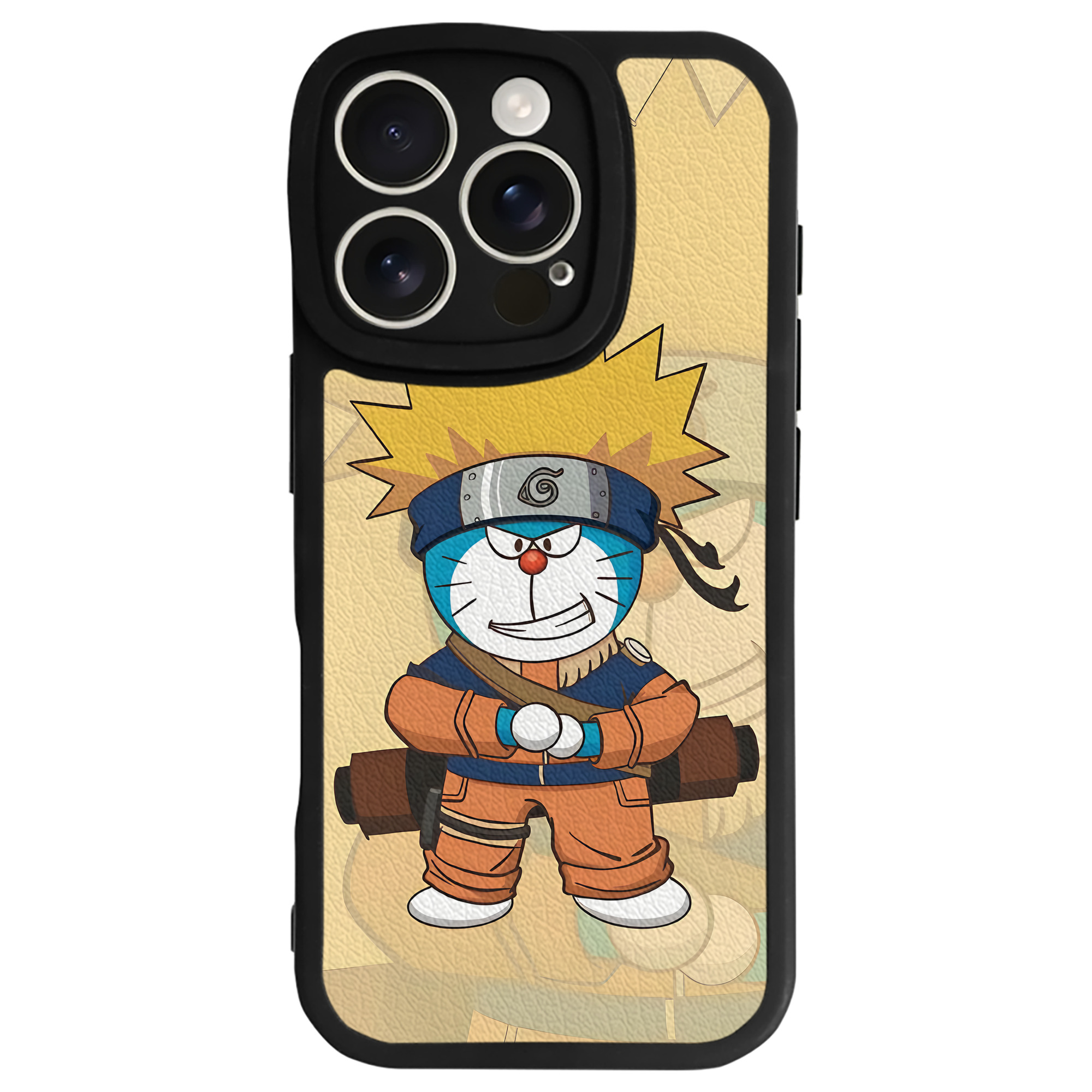 （画像用） ドラえもん Doraemon 【iPhone 16シリーズ対応】シリコンスマホケース（レザー調） 材質：シリコン
